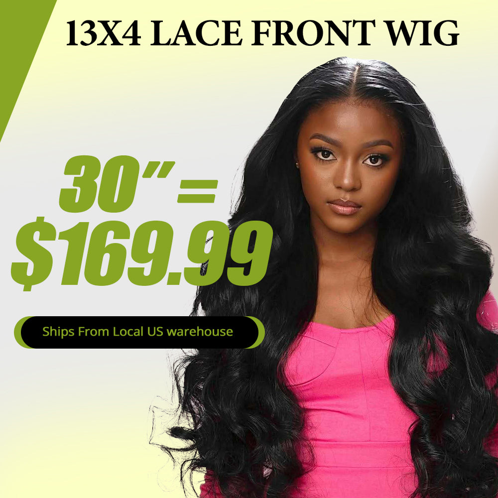 13x4 Lace Front Wigs Transparent Lace 100% Human Hair Wigs