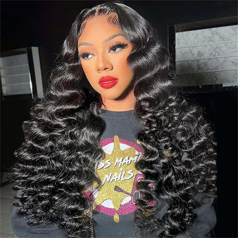 Ready To Wear Glueless Wigs 5x5 HD Lace Closure Wigs Pre Cut Bleached Knots (Shipped From US Warehouse)